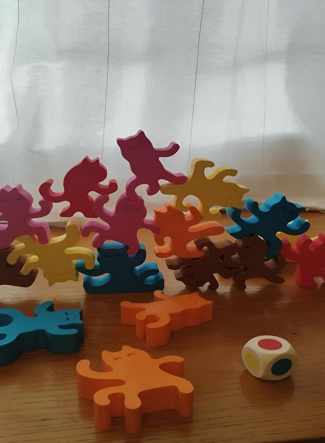 3D CRAFT Plastic Stacking Balance Plastic Game, Multi-Coloured Dancing Figures, Educational Toy for Kids,Figure Toy - Image 3